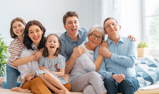 Family receiving care at IM & PC in New Albany, Mississippi.